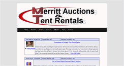 Desktop Screenshot of merrittauctionservice.com